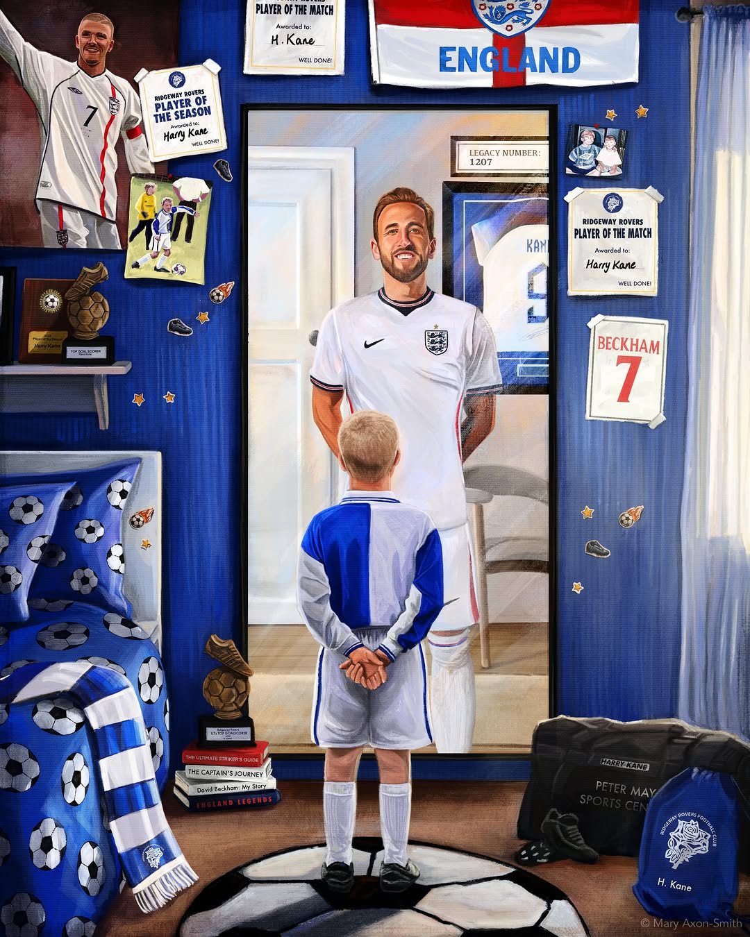 england 게시물 이미지: Rooted in Ridgeway blue: @harrykane...