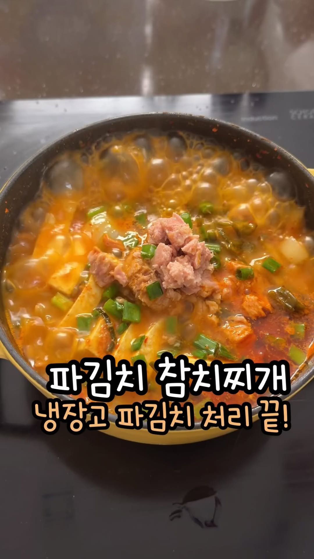 enji_cook 게시물 이미지: 여러분 오늘은 파김치 참치김치찌개예요❤️
맛있는 파김치는 지금 공구중인거...
