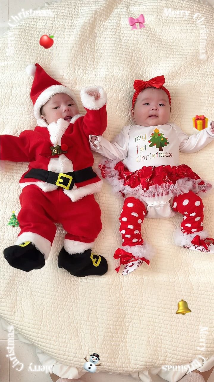 enjoycouple 게시물 이미지: 이모삼촌들~메리클맛😆 오늘은 강단남매 인생 첫 크리스마스예용🎄Our first...