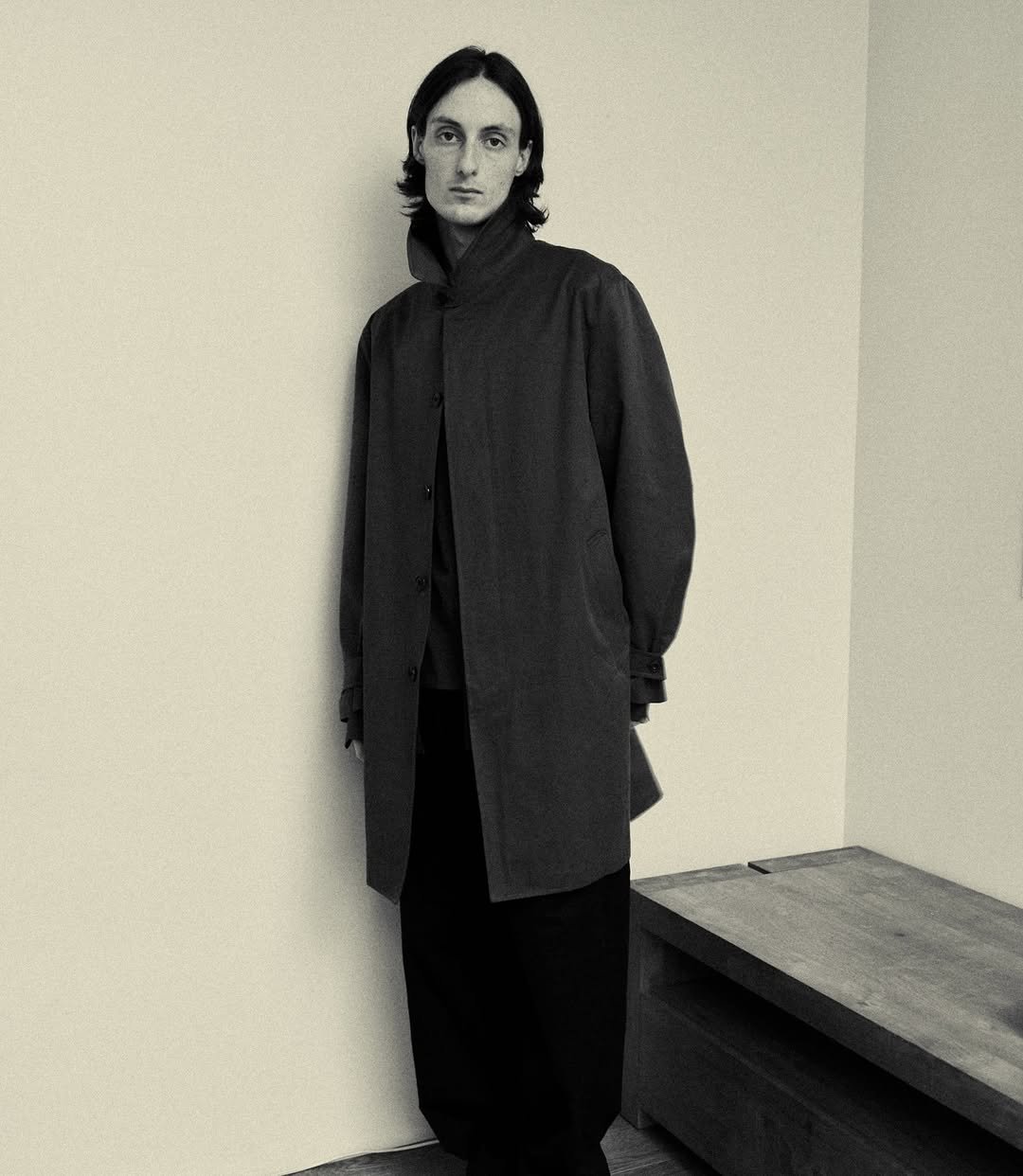 Photo by EPICENTER.TOURIST on February 27, 2026. May be an image of duffle coat, overcoat, fleece, turtleneck and text.