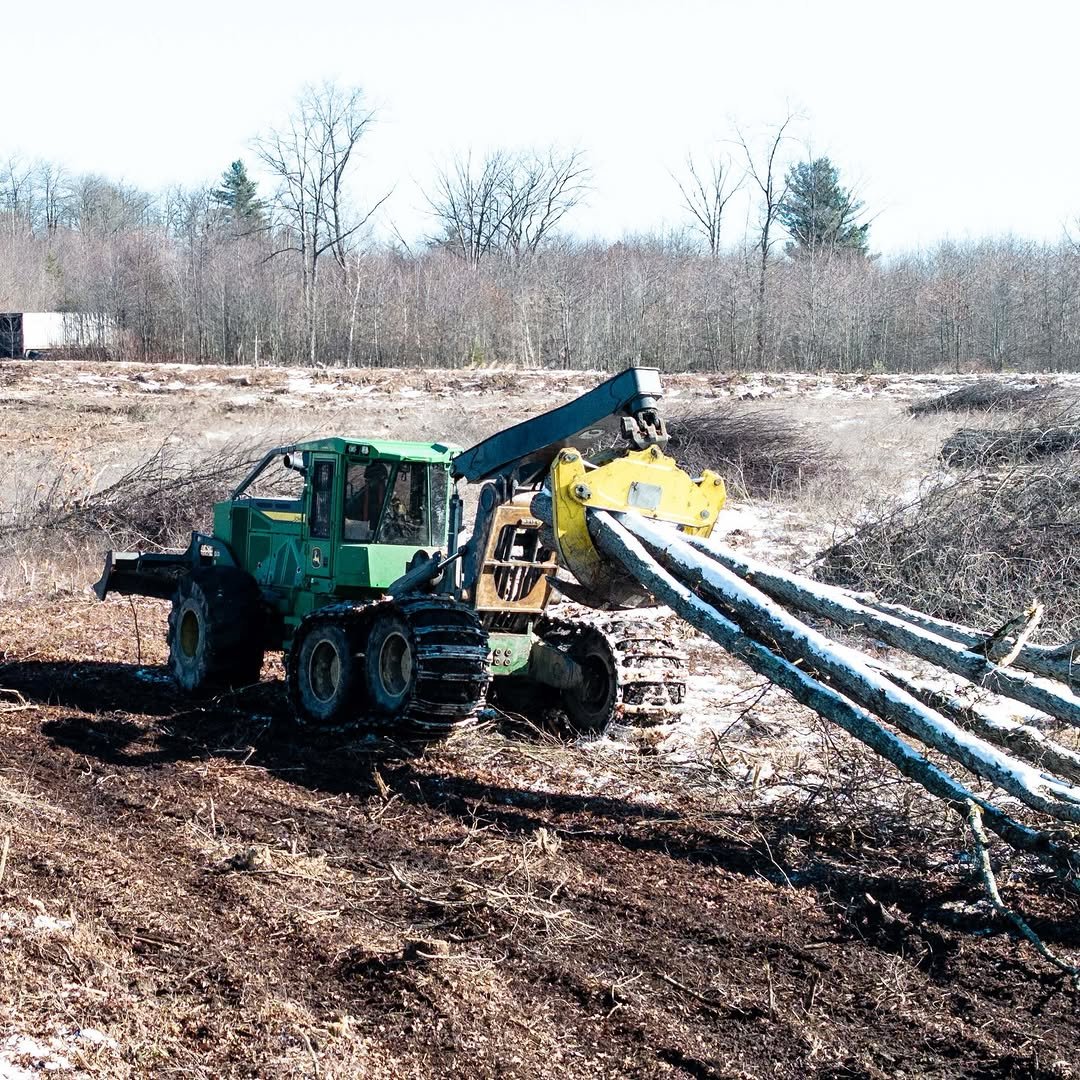 Photo by Eric Jumper on February 26, 2026. May be an image of scraper, crane and text.