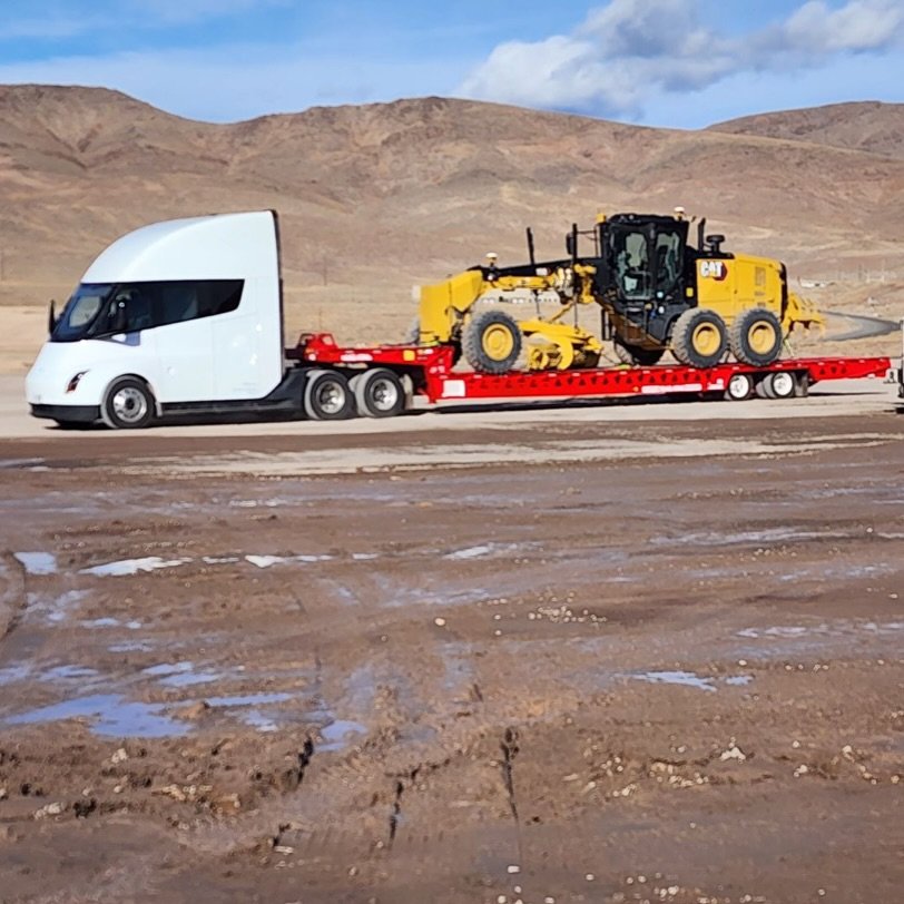 Photo by Eric Jumper on April 20, 2026. May be an image of scraper, trailer and text.