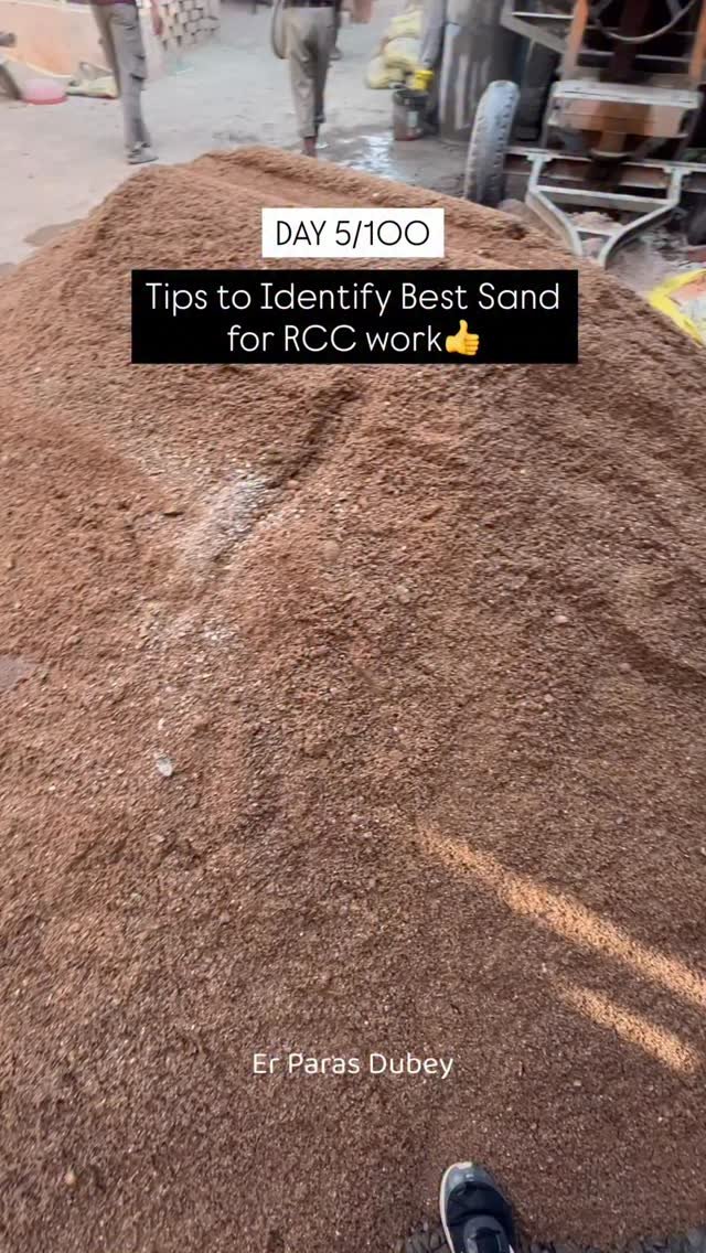 erparasdubey 게시물 이미지: Tips to Identify Good or Bad Sand for RCC...