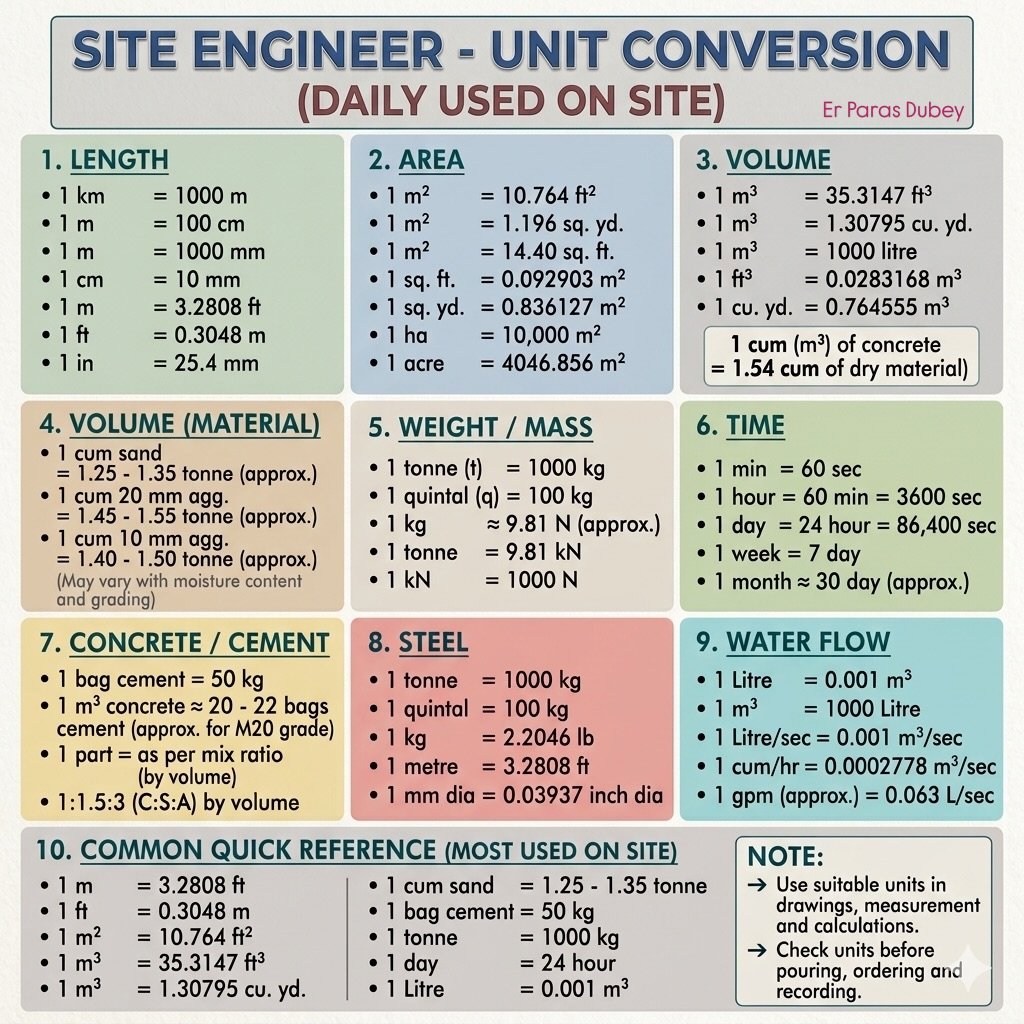 erparasdubey 게시물 이미지: Basic Unit Conversions that you need on your...