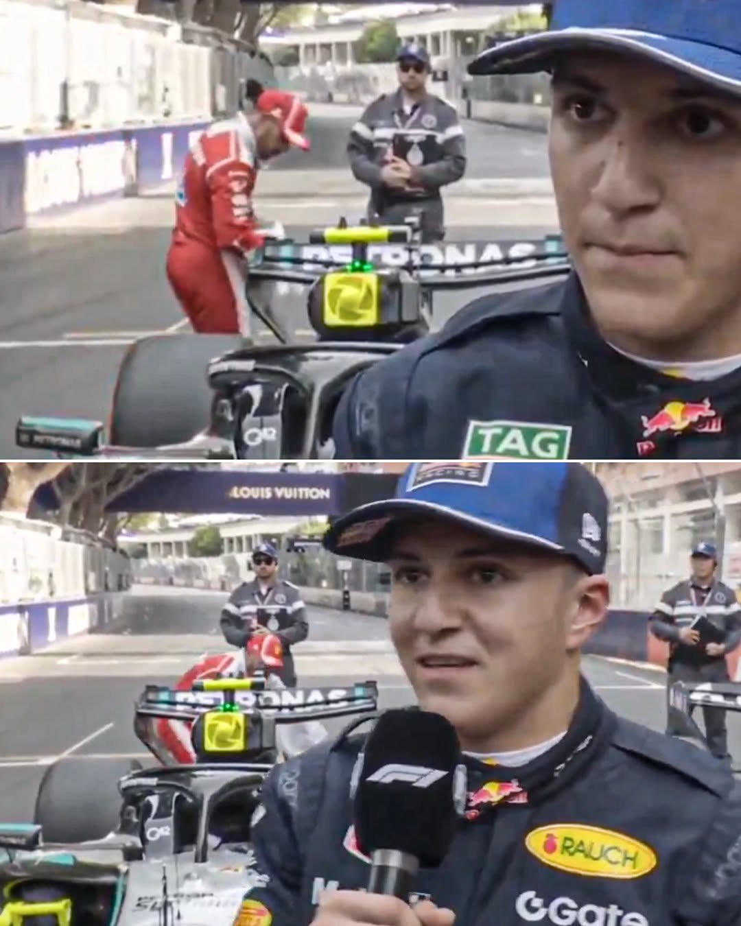 espnf1 게시물 이미지: Lewis was caught checking Kimi's car 🫣