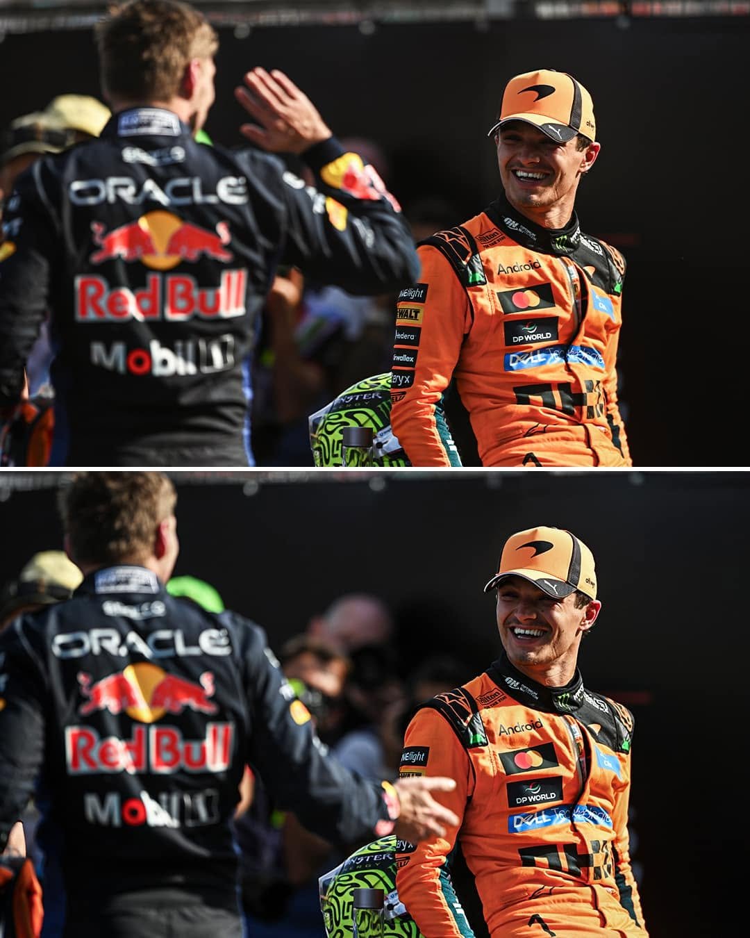 espnf1 게시물 이미지: Lando and Max after the race 😁🤝