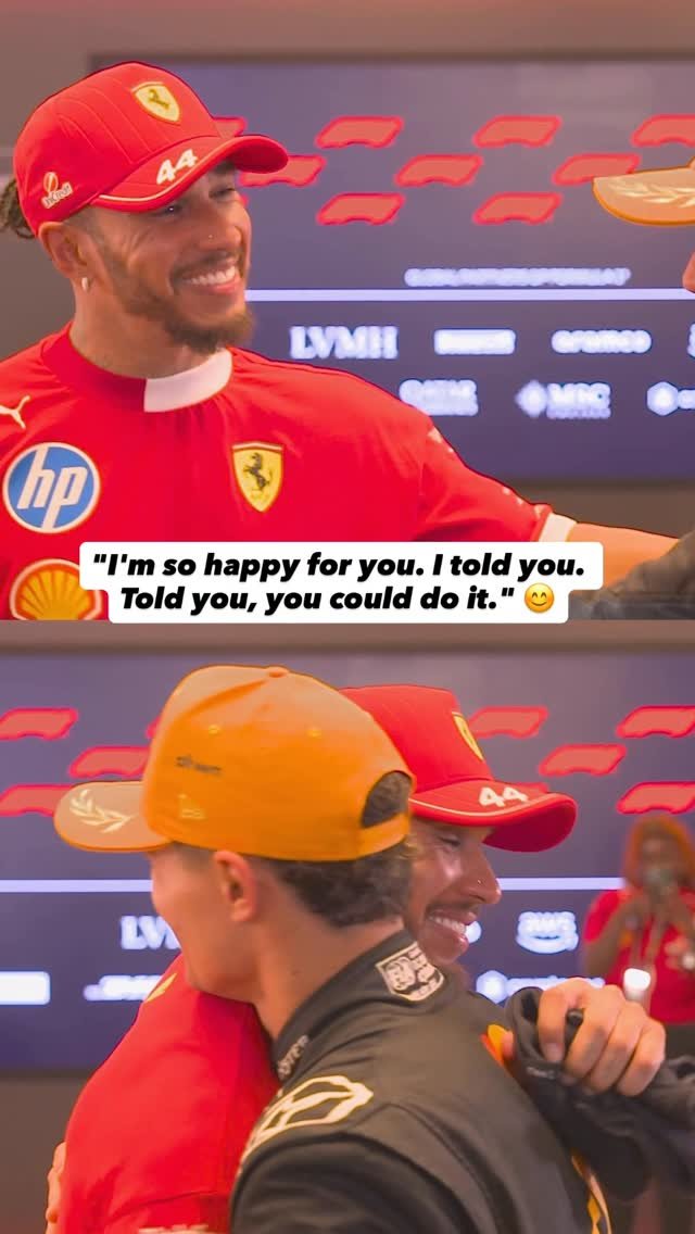 espnf1 게시물 이미지: From one world champ to another 🥹 Lewis...