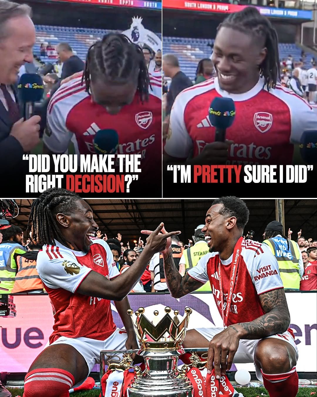 espnuk 게시물 이미지: Eberechi Eze couldn't help but laugh at the...