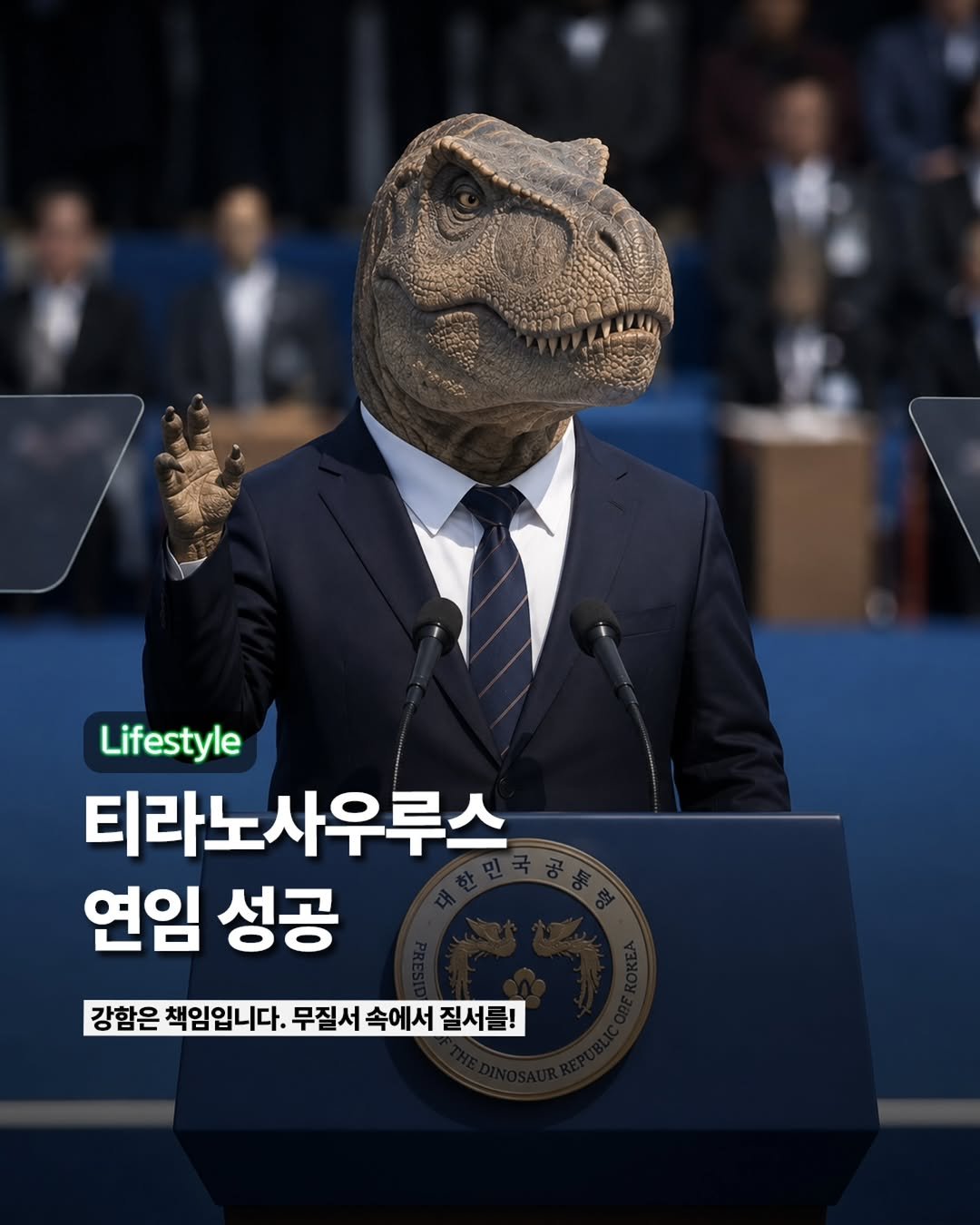 etc_zine 게시물 이미지: 1대 공통룡 티라노사우루스의 연임 선언으로 많은 관심을 받았던 제2대 공통룡 선거가...