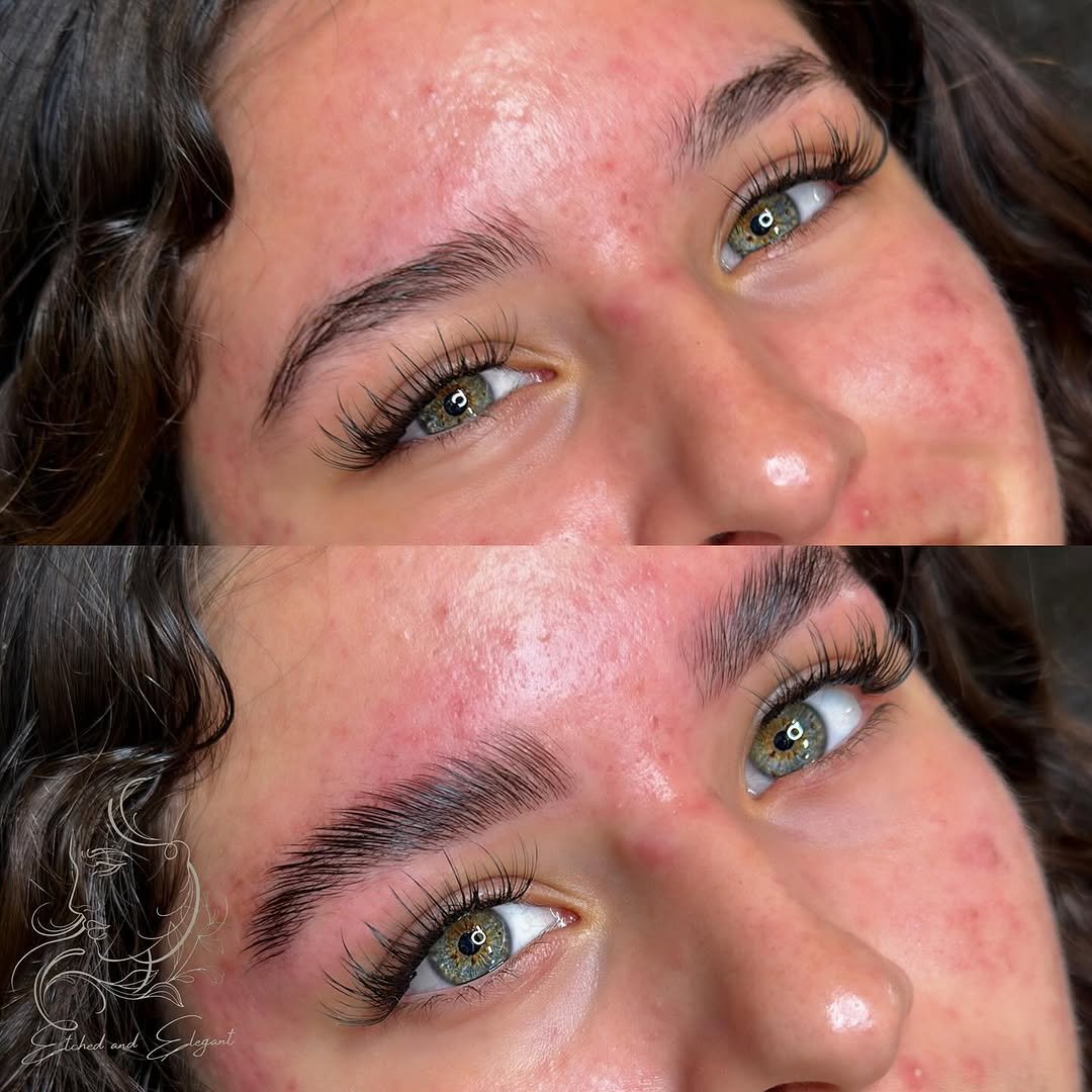 Photo by SARA | Cosmetic Tattoo Artist & Trainer on April 17, 2026. May be an image of one or more people, makeup, eyeliner and text.