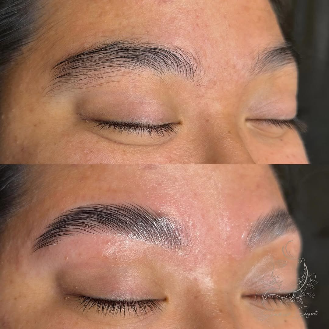 Photo by SARA | Cosmetic Tattoo Artist & Trainer on April 20, 2026. May be an image of one or more people, makeup, eyeliner and text.