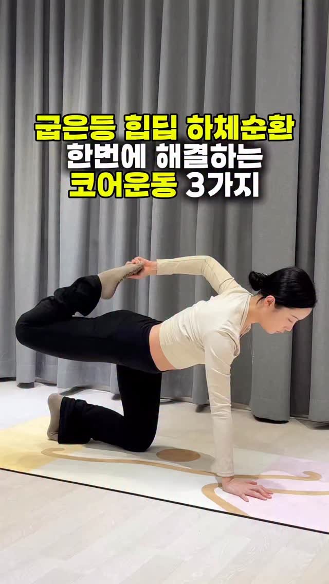eung_pila 게시물 이미지: 군살없이 탄탄한 몸 만드는 코어운동 3가지 💪🏻

🤔10번씩 한다고 운동이 될까 ?...