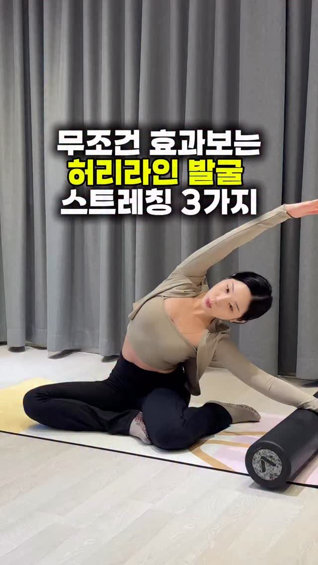 eung_pila 게시물 이미지: 운동 꿀팁까지 꽉꽉 눌러담은 
개미허리 만드는 스트레칭 Best3 ✨

복근이...