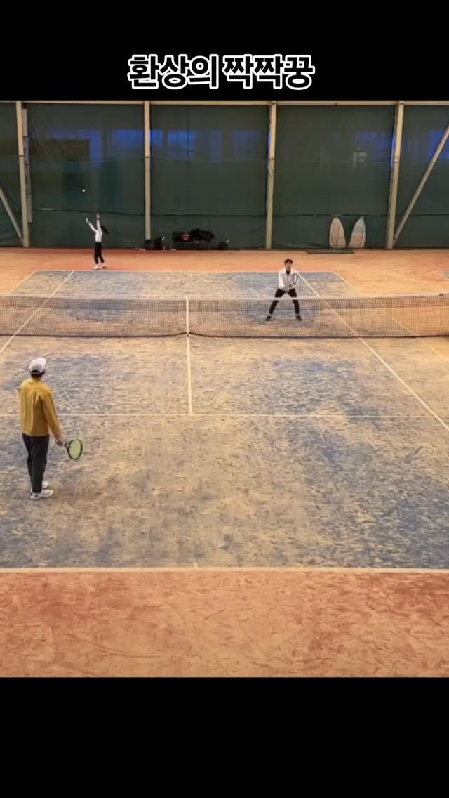 eunhyewithtennis 게시물 이미지: #테니스커플 새해에도 서로 밀어주고 끊어(끌어X)주고 잘해봐용 파트너님😘🫶✨️