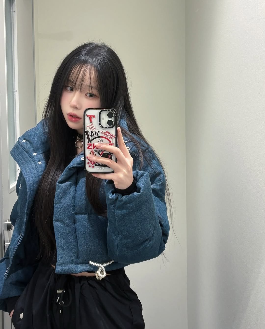 eunj._.ya 게시물 이미지: 보기드문 셀카범벅 일상피드🐰

#ootd#daily#look#kith#nike