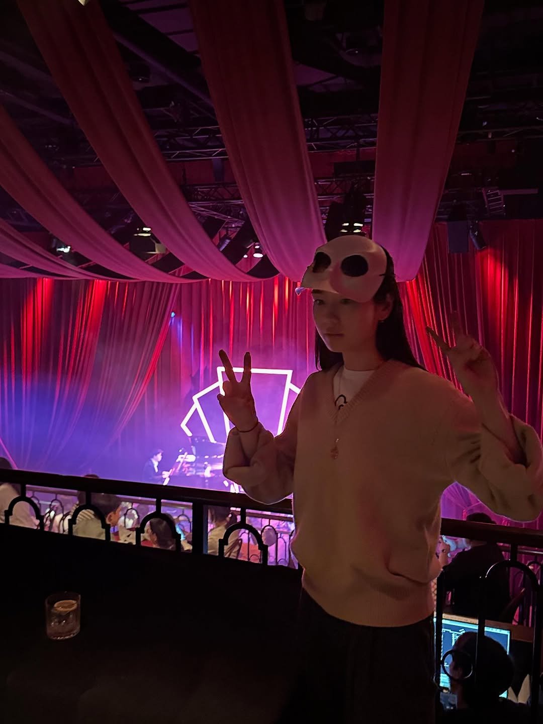 Photo by 안은진 on November 15, 2025. May be an image of lighting, costume and text.