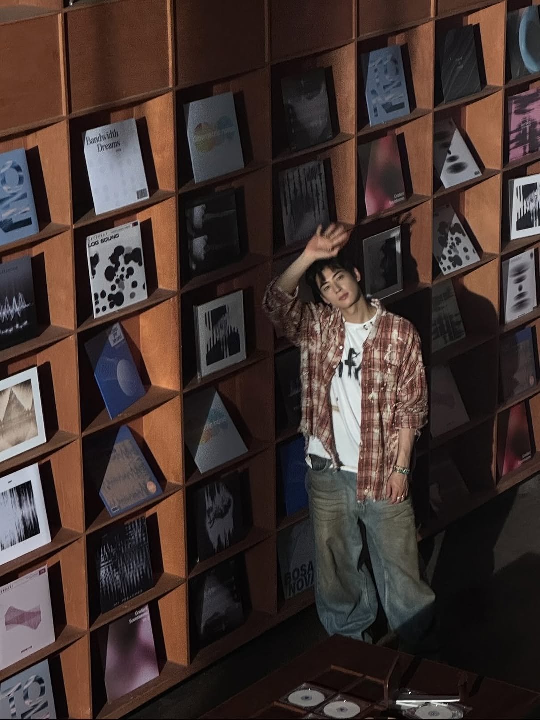 Photo by 차은우 on November 22, 2025. May be an image of bolo tie and text.