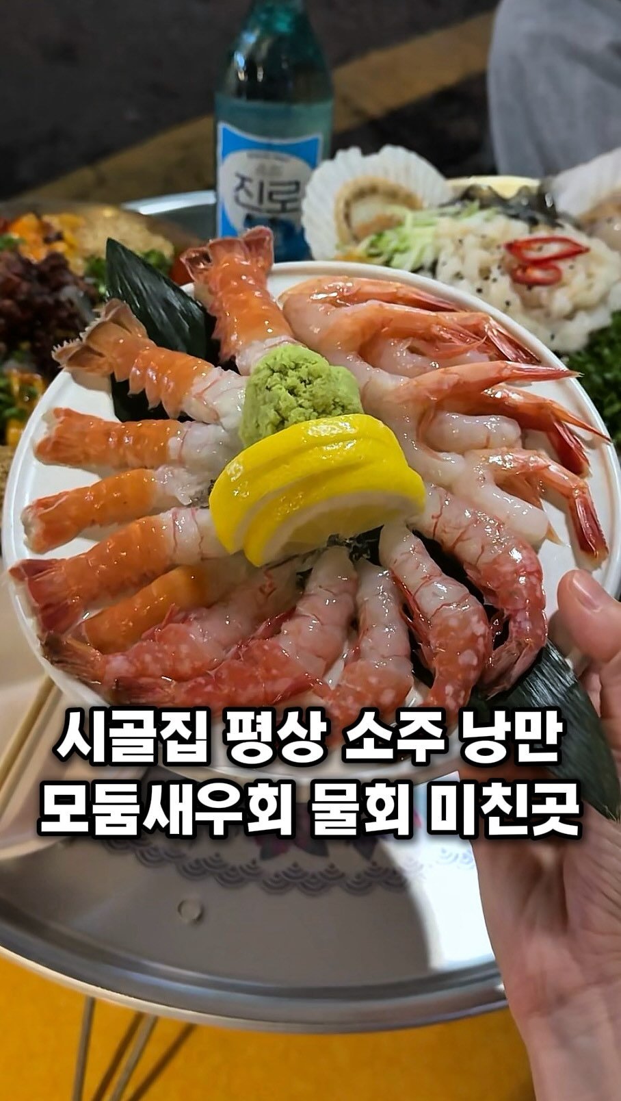 eunzzang_matzip 게시물 이미지: (저장,공유🦐)술쟁이들의 여름 행복이란,,

물회 먹으러 갔다가
모둠새우회에 반하고...