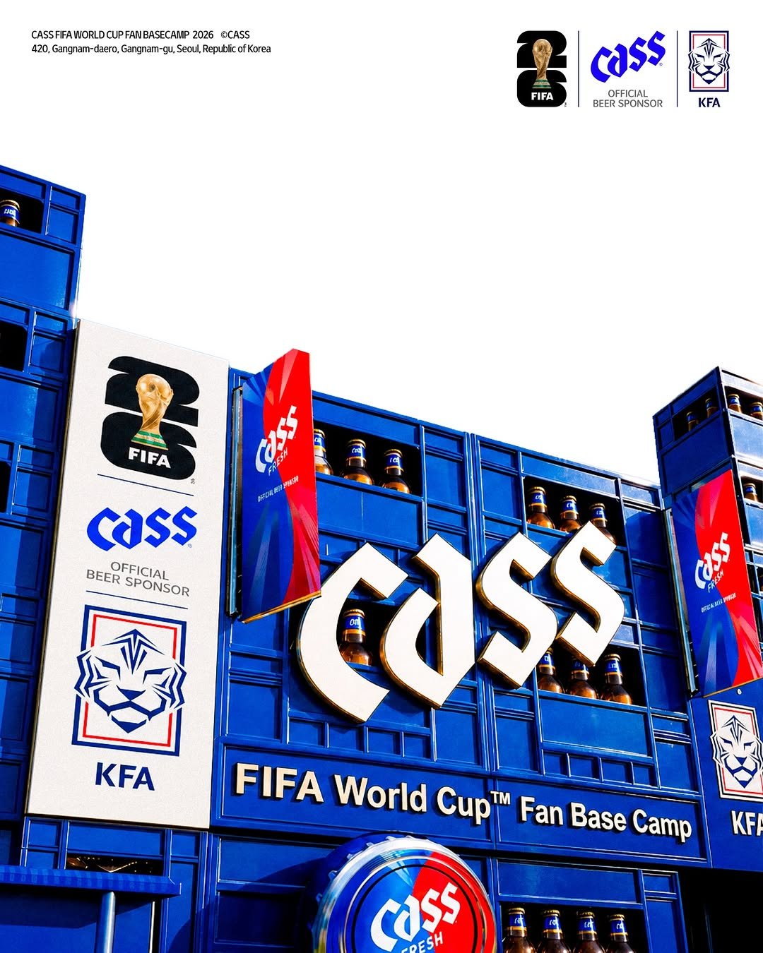 eyesmag 게시물 이미지: #광고 FIFA 월드컵 2026 공식 스폰서 카스(@official.cass)가...