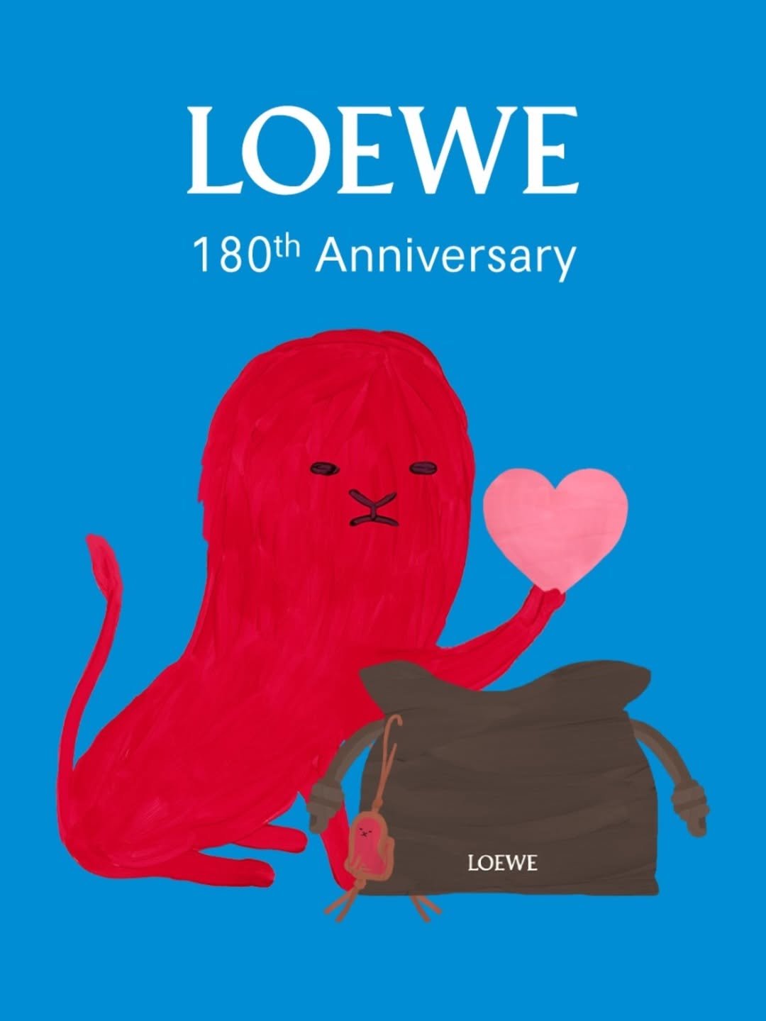 eyesmag 게시물 이미지: 로에베가 180주년 기념 리미티드 에디션 이모티콘을 출시했습니다.🦁 독일어로...