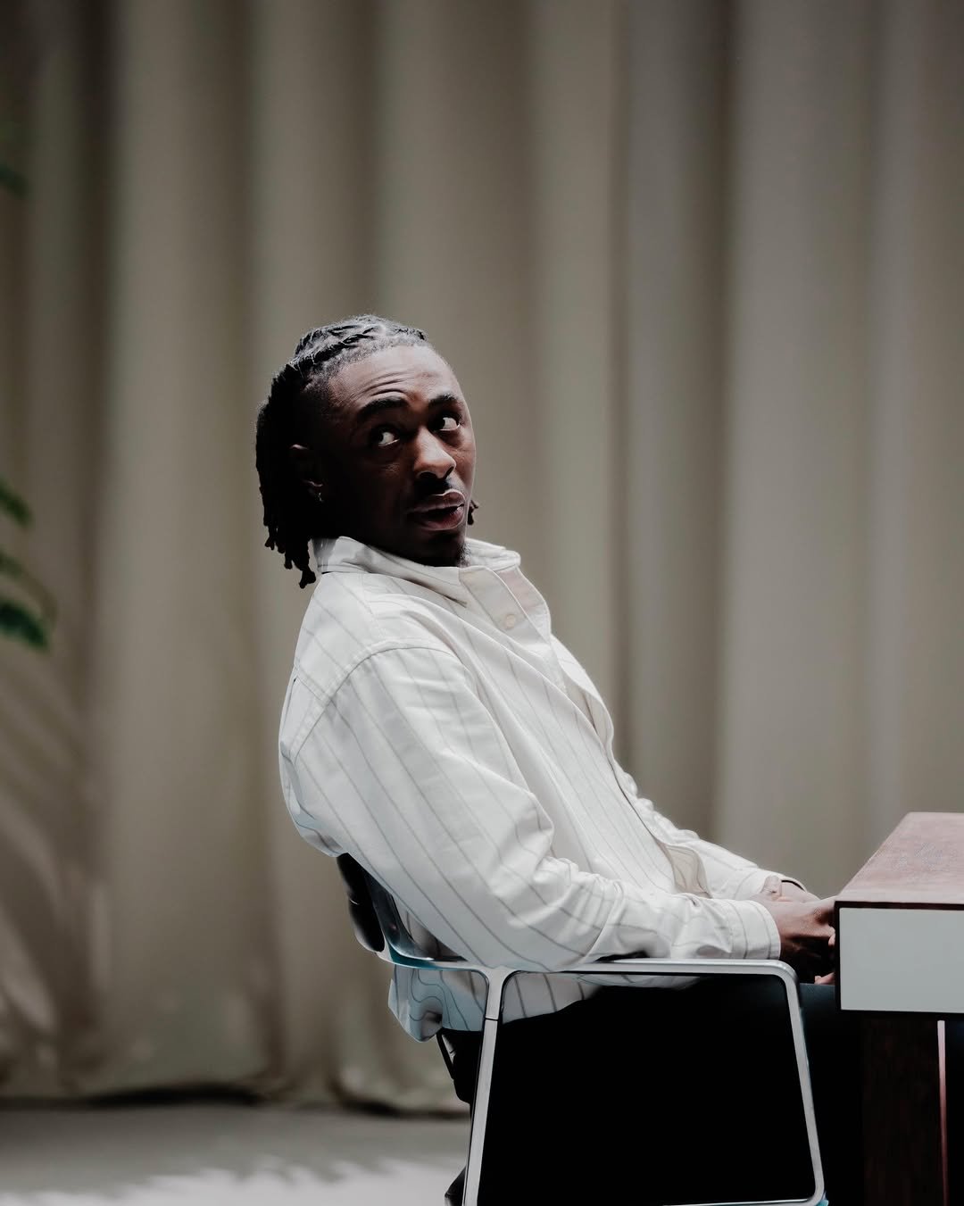 Photo shared by Ebere Eze on February 09, 2026 tagging @joelkga. May be an image of one or more people, turtleneck and text.