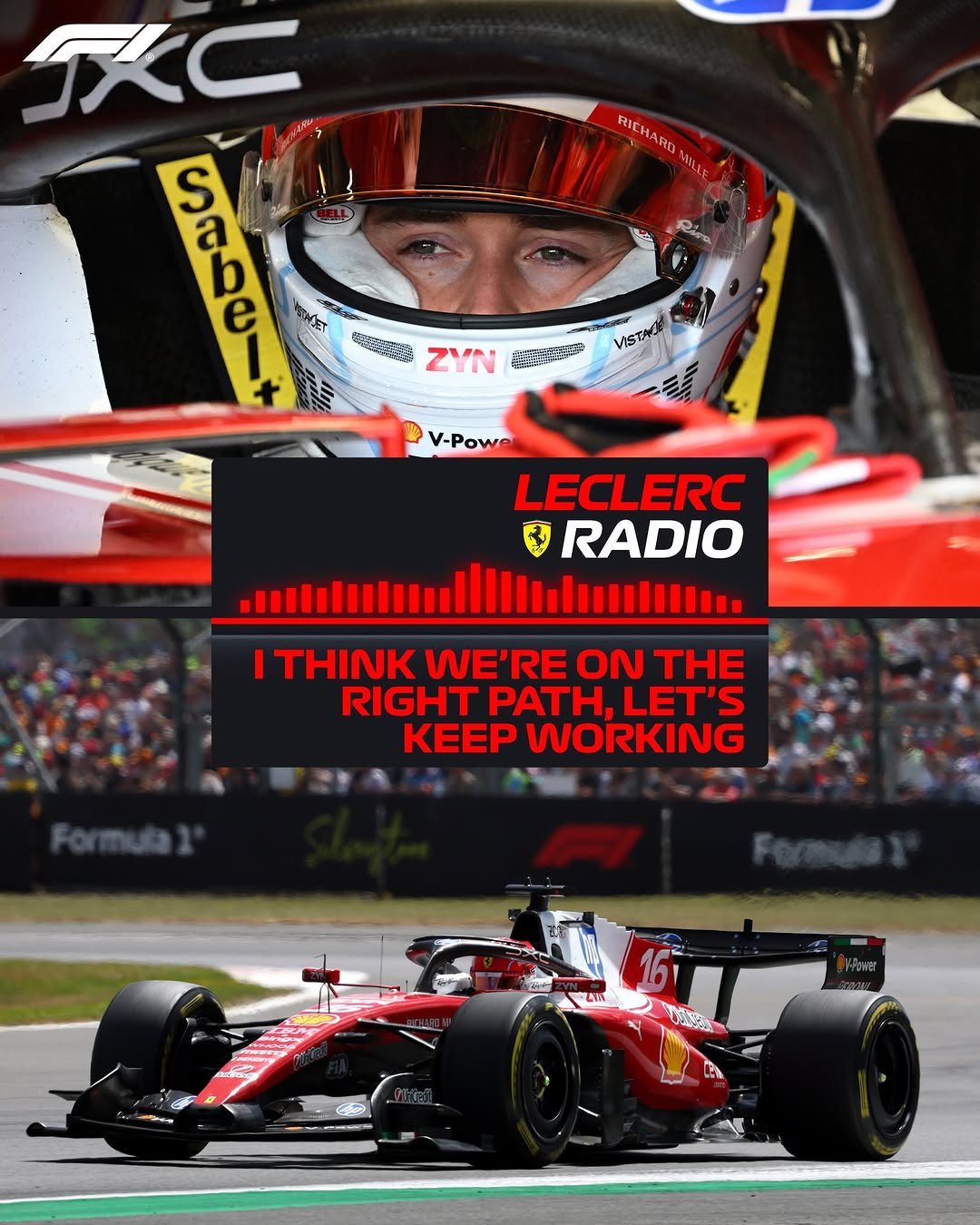 f1 게시물 이미지: The prancing horses are treading the right...