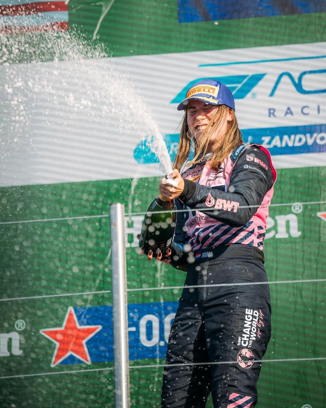 Photo shared by F1 Academy on January 01, 2026 tagging @ninagademan. May be an image of racing vehicles and text.