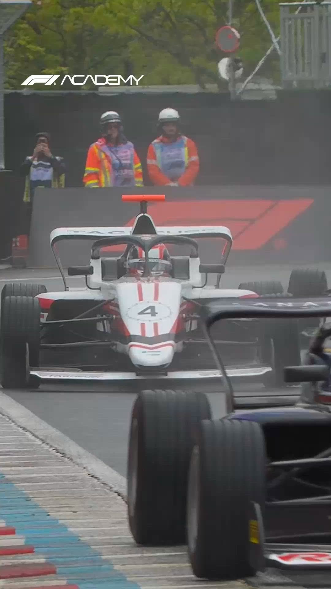 f1academy 게시물 이미지: Rain, standing water and zero room for...