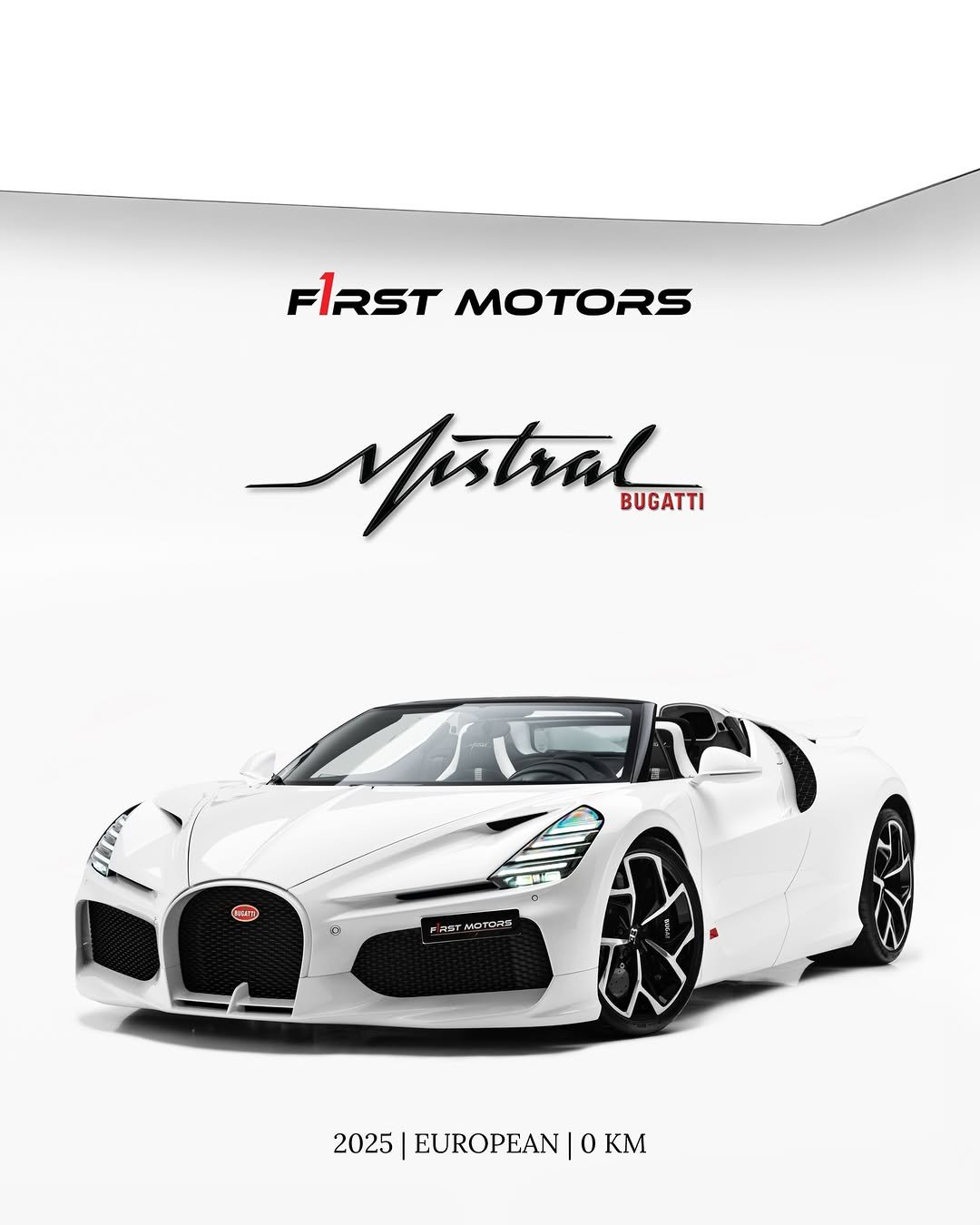 f1rstmotors 게시물 이미지: 2025 Bugatti W16 Mistral

- 1 of 99 units
-...