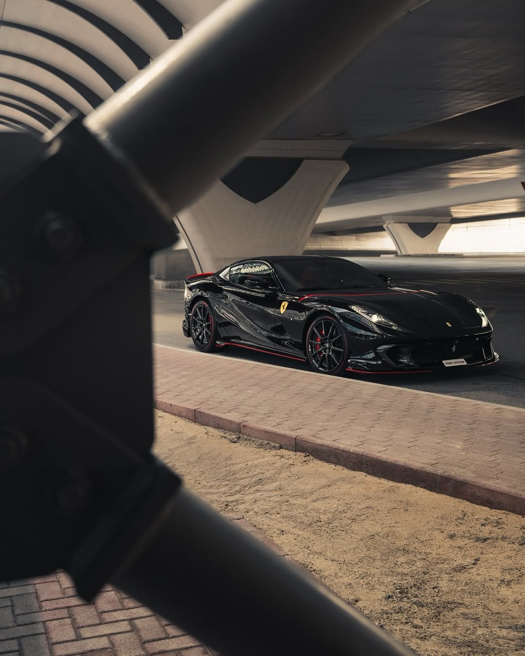 f1rstmotors 게시물 이미지: Engineered to intimidate.

The Ferrari 812...