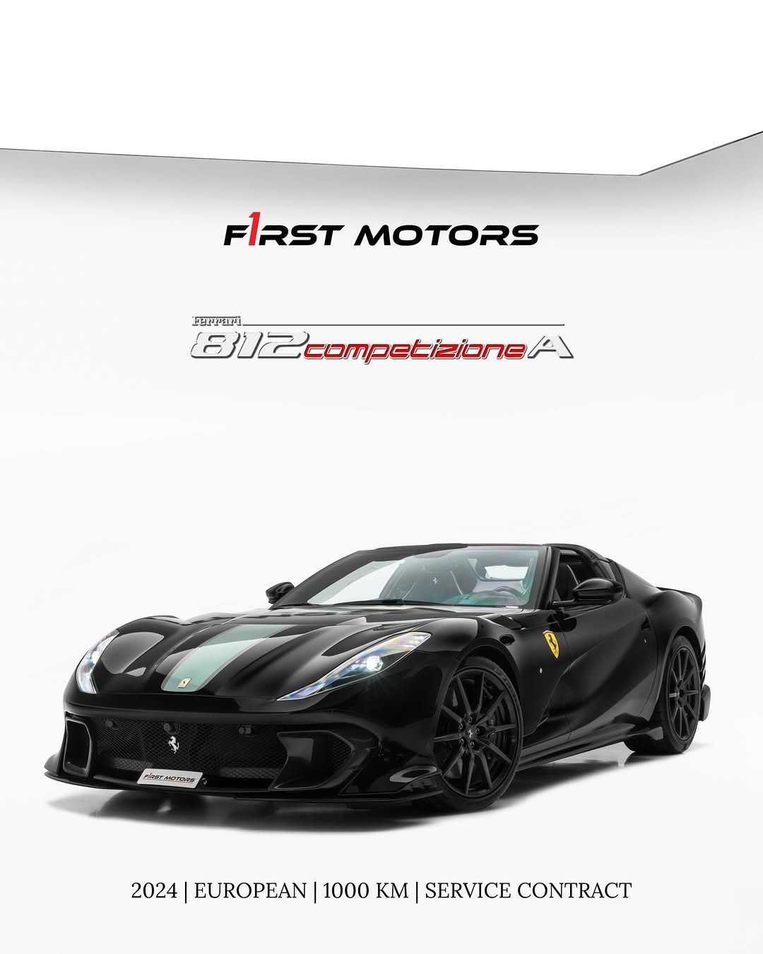 f1rstmotors 게시물 이미지: 2024 Ferrari 812 Competizione Aperta - Atelier...