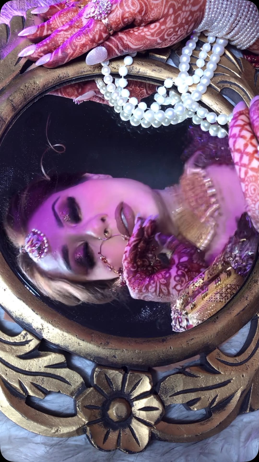 facestoriesbyleenabhushan 게시물 이미지: This Nikah transition uff🪞🥀
Makeup...