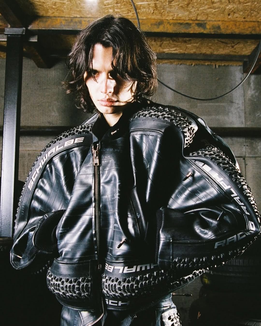 Photo shared by fake magazine 페이크 매거진 on February 20, 2026 tagging @hardworkup, and @protocol___index. May be an image of jacket and text.