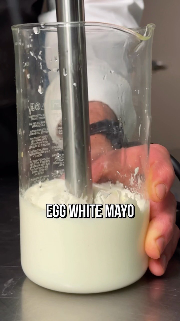fallowchefs 게시물 이미지: Make egg white mayonnaise like a chef ✨