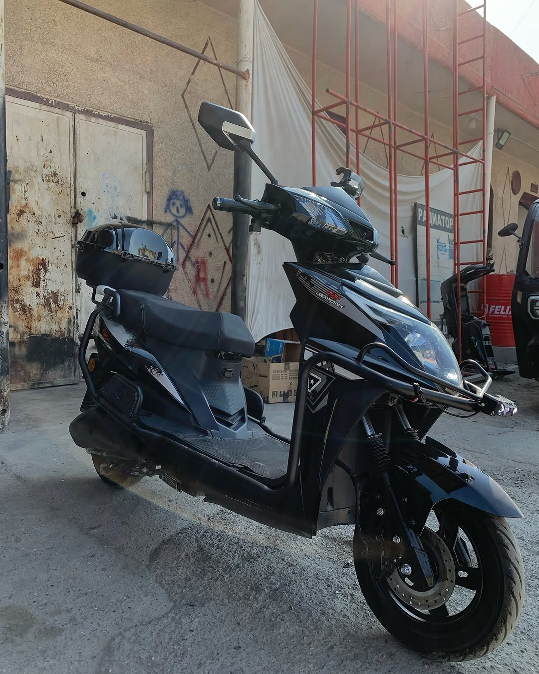 Photo by ADMIN👤 @asadceeekl7 on September 19, 2025. May be an image of scooter, motorcycle and text.