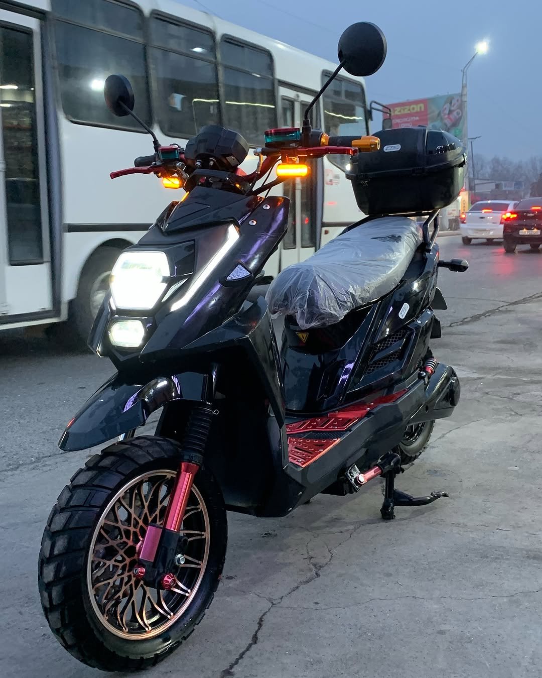 Photo by ADMIN👤 @asadceeekl7 on January 21, 2026. May be an image of motorcycle, scooter and text.