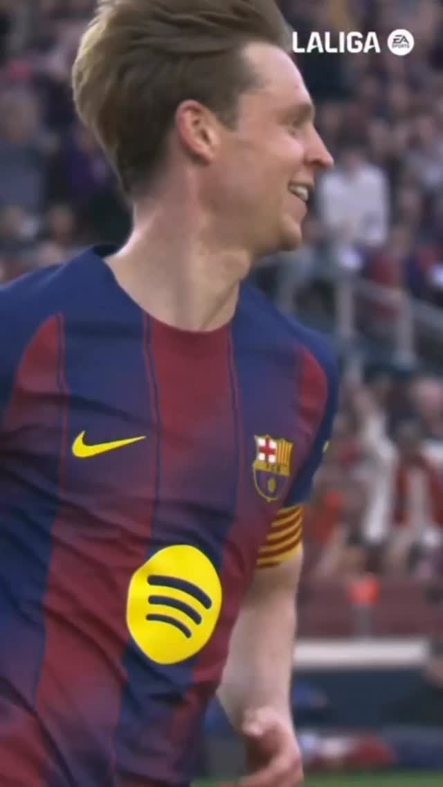 fcbarcelona 게시물 이미지: Frenkie de GOAL 🦸‍♂️
#laligahighlights