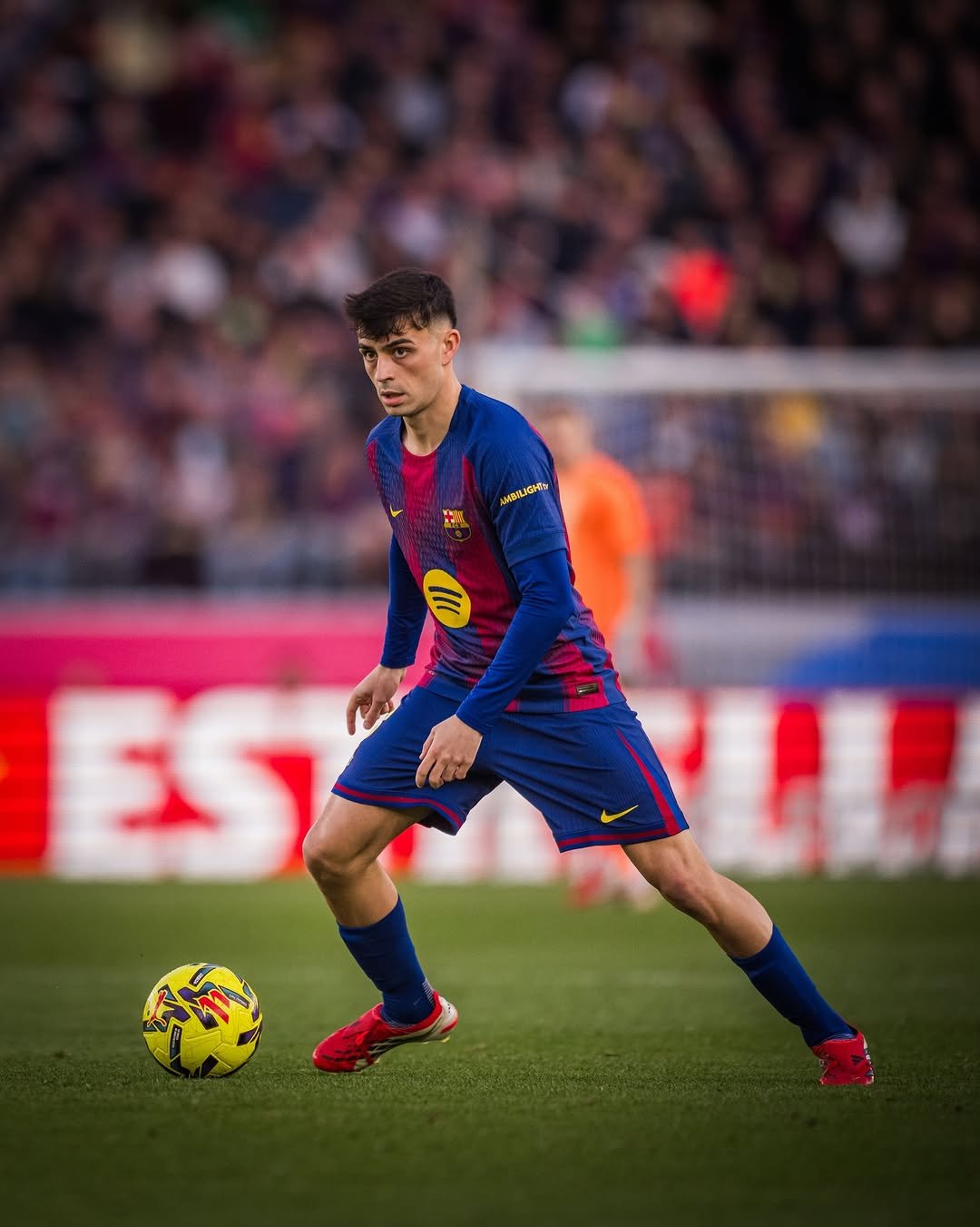 Photo by FC Barcelona on February 22, 2026. May be an image of football, soccer, cleats, ball, stadium and text.