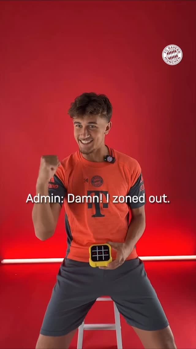 fcbayern 게시물 이미지: Our footballers take Tic Tac Toe seriously…...