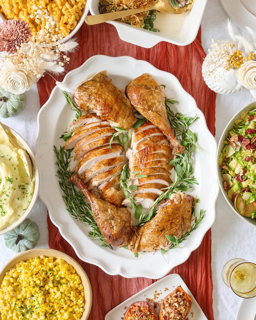 Photo by Yumna | Feel Good Foodie on November 24, 2025. May be an image of turkey, couscous and text.