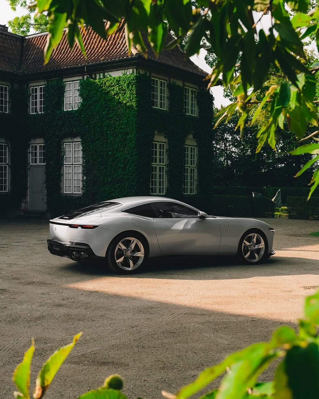 Photo by Ferrari on December 01, 2025. May be an image of wheel, blower, convertible, roadster and text.