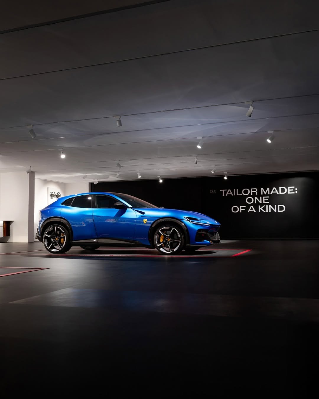 Photo shared by Musei Ferrari on December 02, 2025 tagging @ferrari. May be an image of race car, roadster, wheel and text that says '60 TAILOR TAIL TAILORMADE: MADE: ONE OFA OFAKIND KIND'.