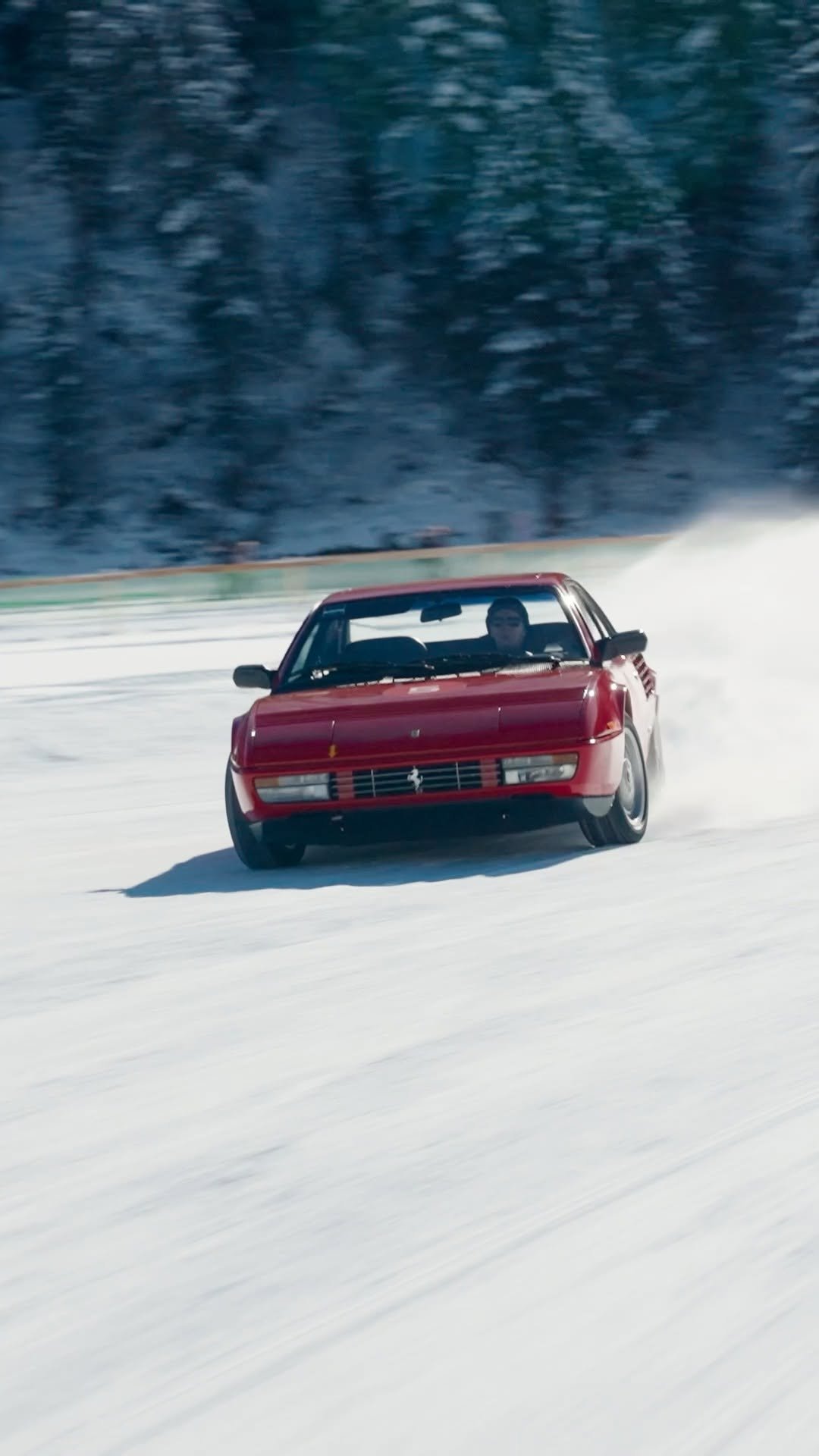 ferrari 게시물 이미지: Snow lovers, this one’s for you. Drifting...