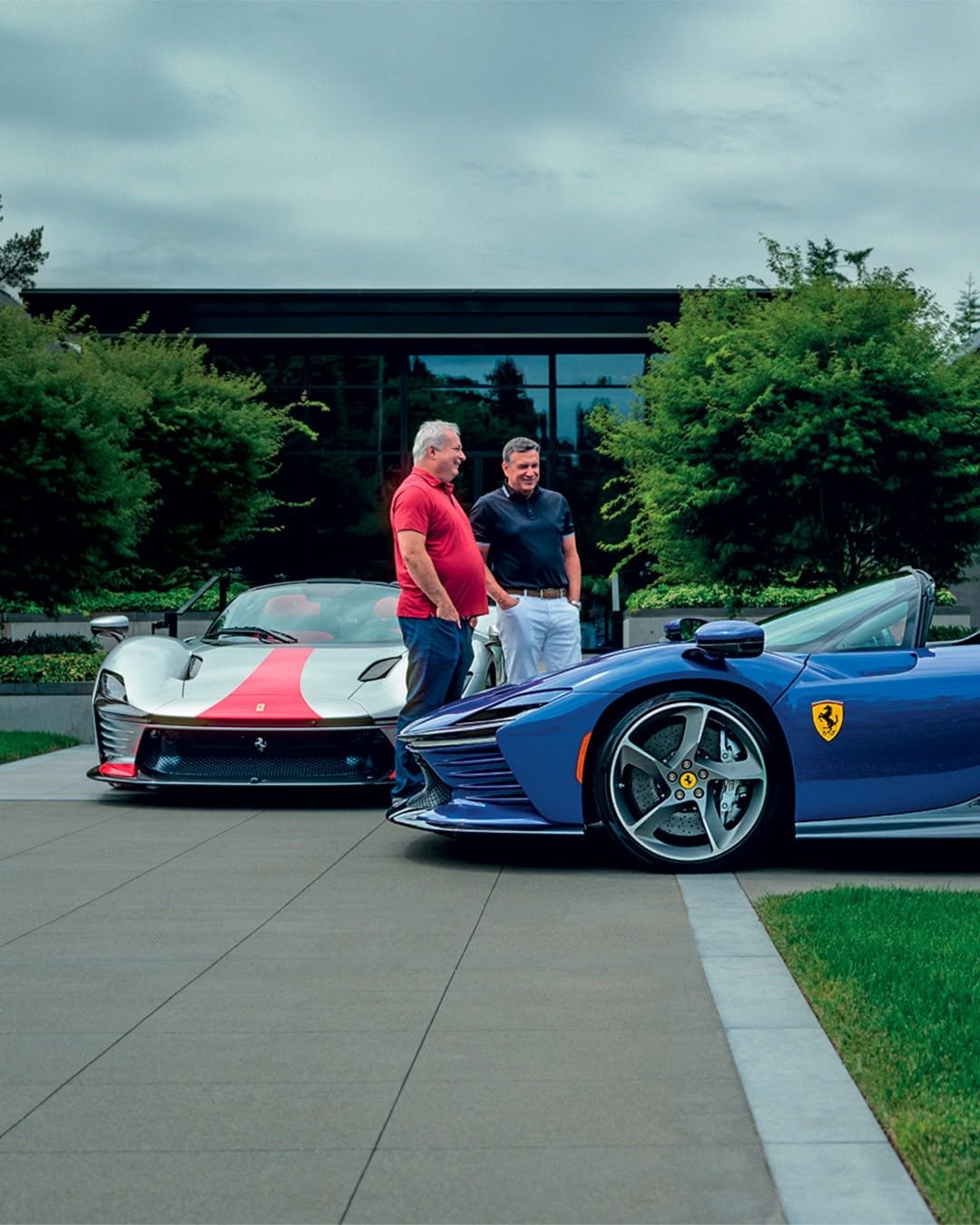 Photo by Ferrari on November 28, 2025. May be an image of racing vehicles, race car, wheel, road and text.