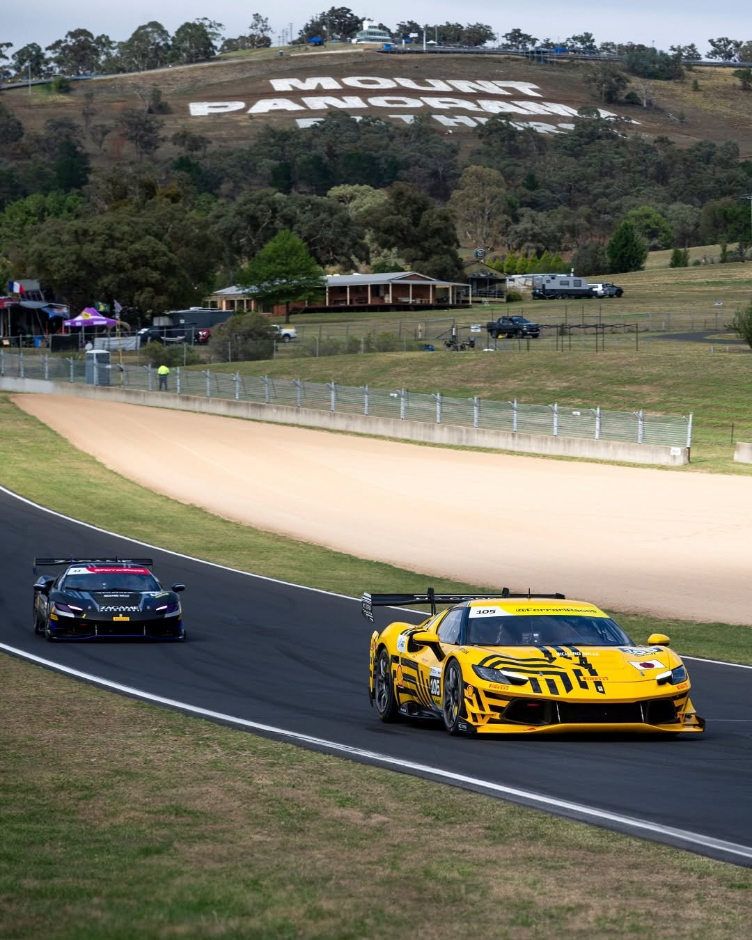 Photo by Ferrari APAC on February 16, 2026. May be an image of race car and text.