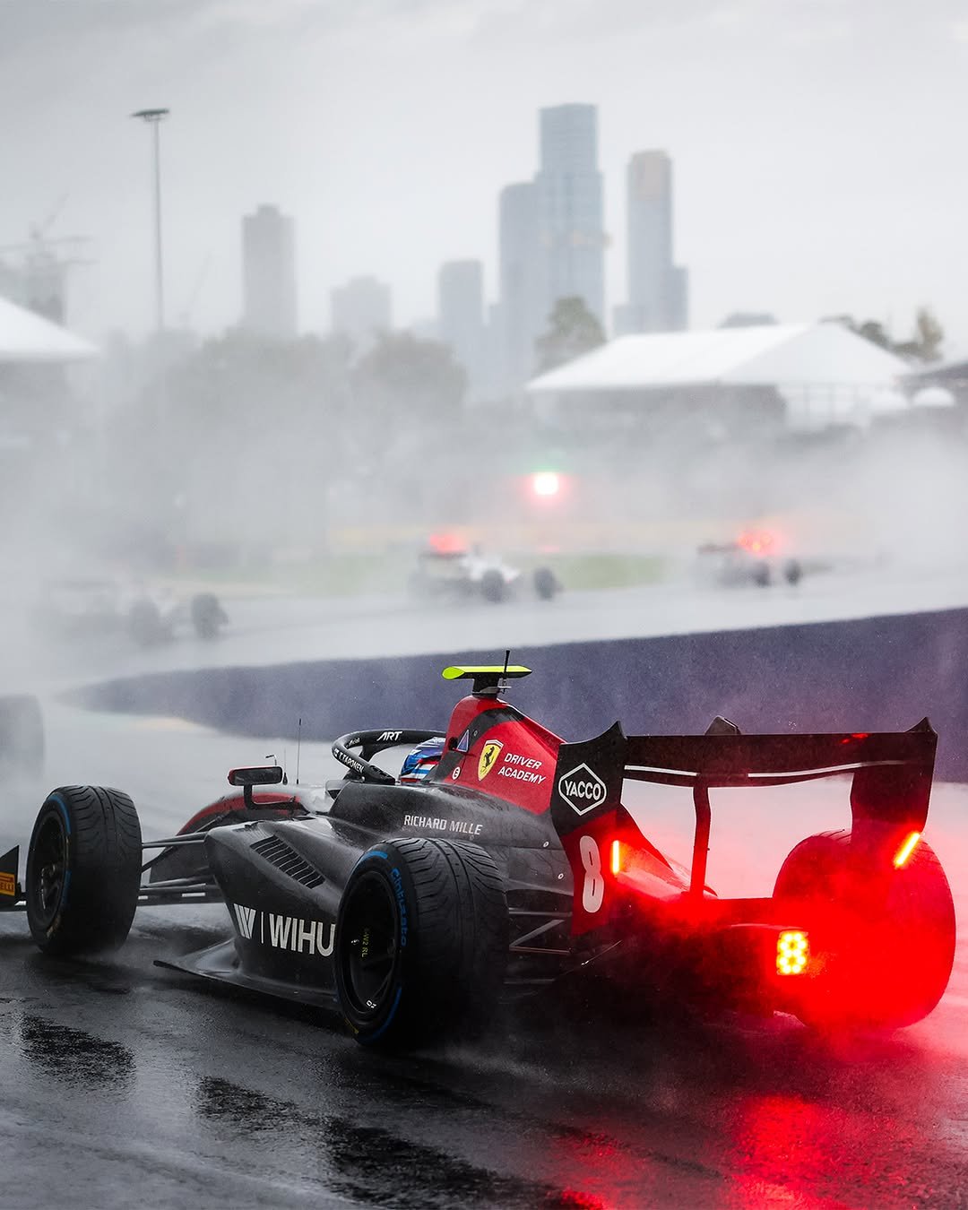 Photo shared by Scuderia Ferrari Driver Academy on January 11, 2026 tagging @tuukka.taponen. May be an image of racing vehicles, race car and text that says 'ART Stapan t ី DRIVER ACADEMY YACCO ርጣ AICHARD MILLE WIWIHU W WIHU'.