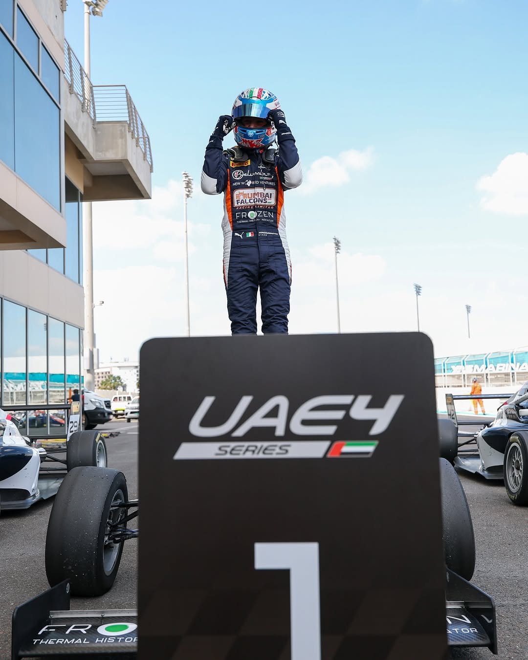 Photo shared by Scuderia Ferrari Driver Academy on January 19, 2026 tagging @nicco.thedriver. May be an image of racing vehicles, race car and text.