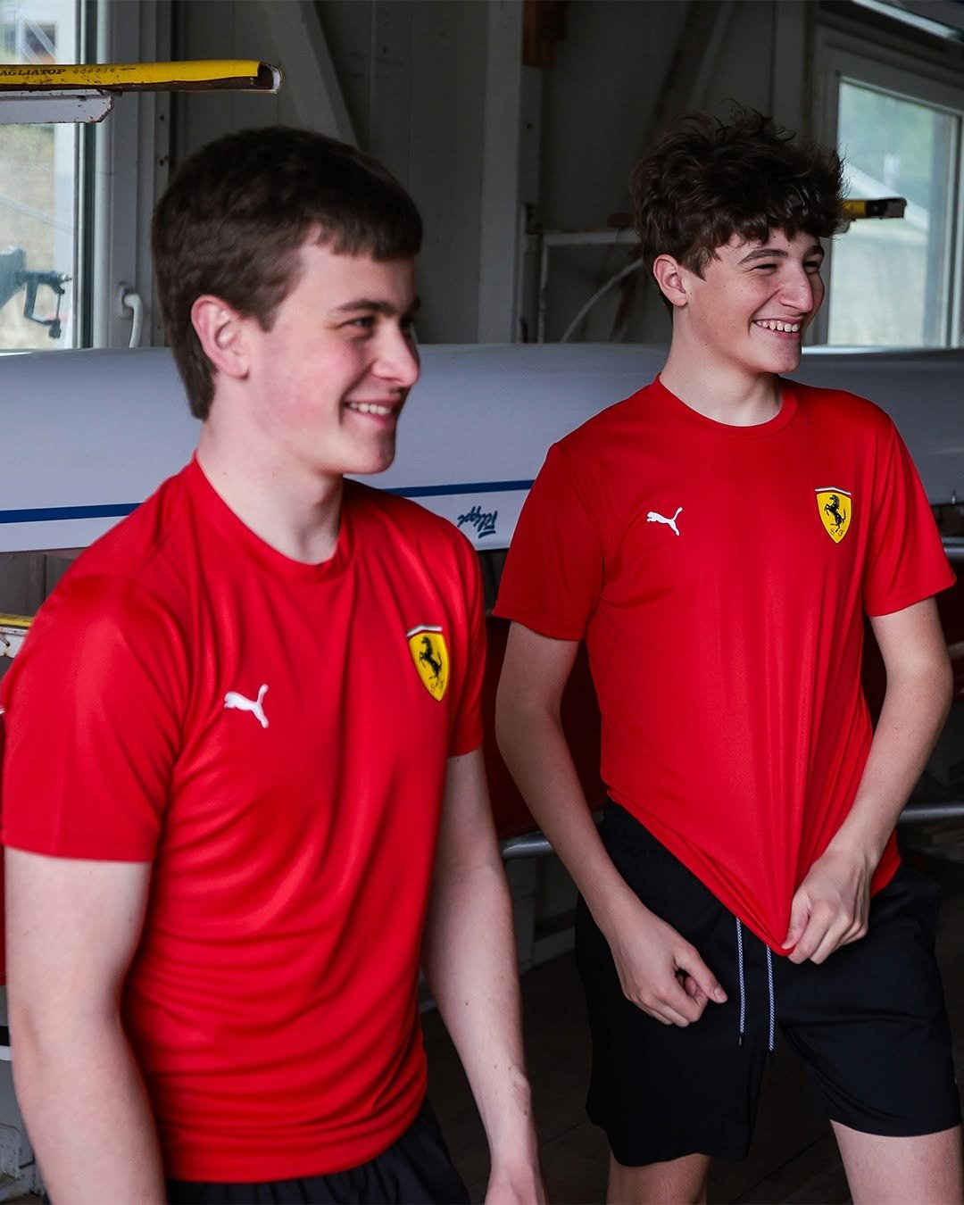 Photo shared by Scuderia Ferrari Driver Academy on April 25, 2026 tagging @tuukka.taponen, and @nicco.thedriver. May be an image of soccer, sports equipment, sportswear and text.