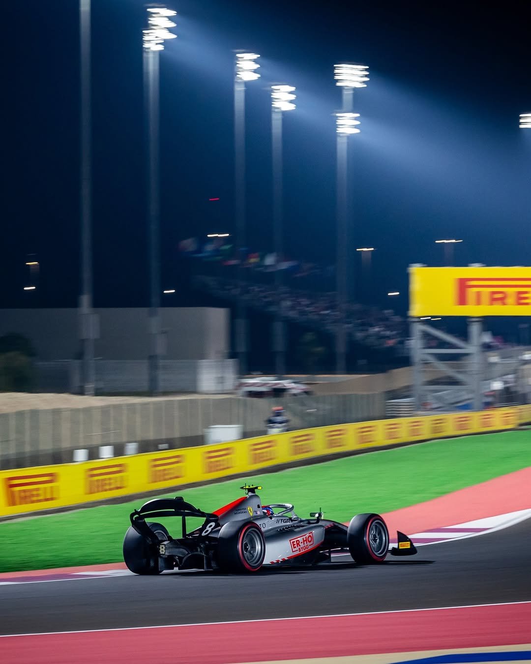 Photo shared by Scuderia Ferrari Driver Academy on November 29, 2025 tagging @dinobeganovic_, and @hitechgp. May be an image of racing vehicles, race car and text.