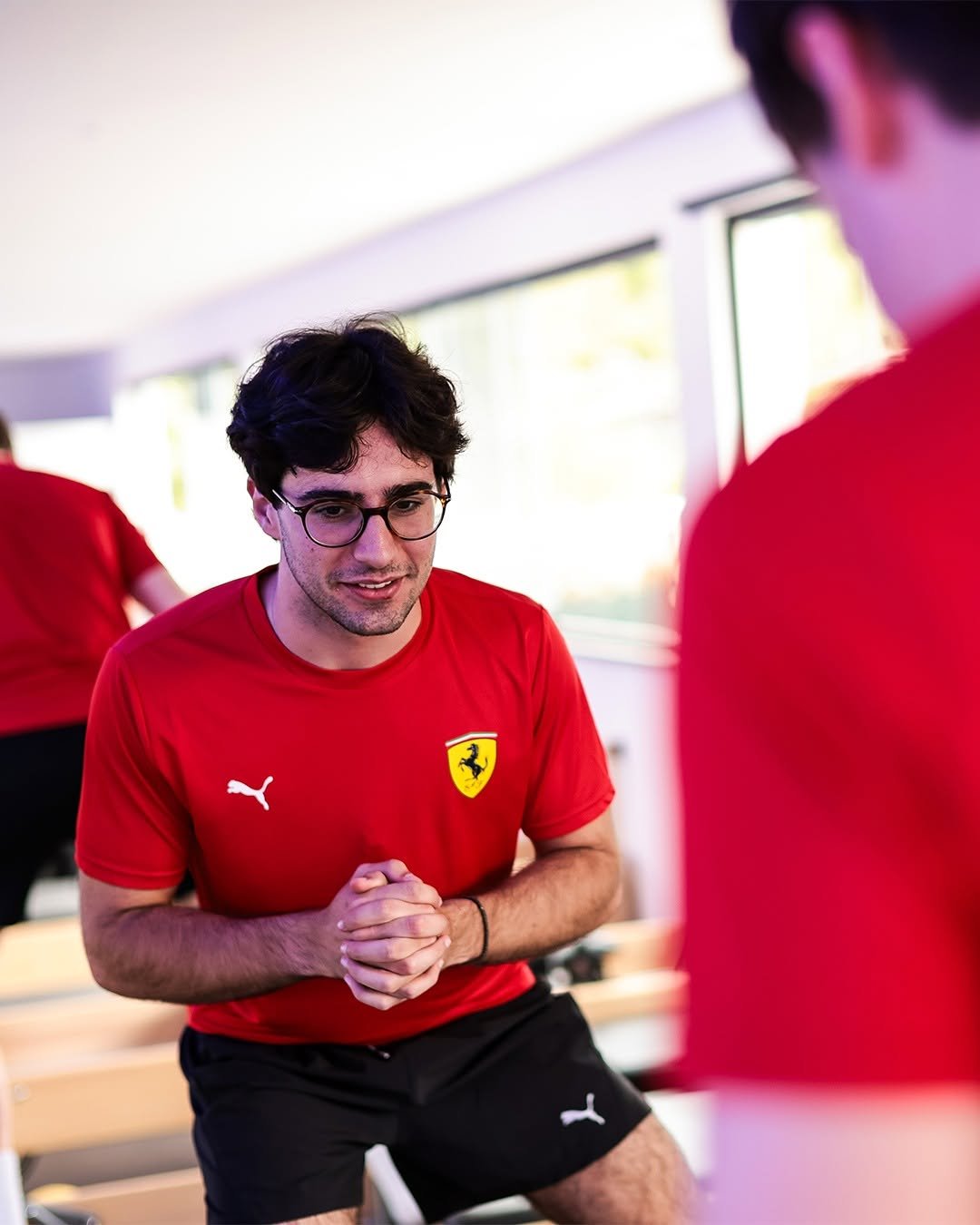 Photo shared by Scuderia Ferrari Driver Academy on April 23, 2026 tagging @rafaccamara88. May be an image of sports equipment and text.